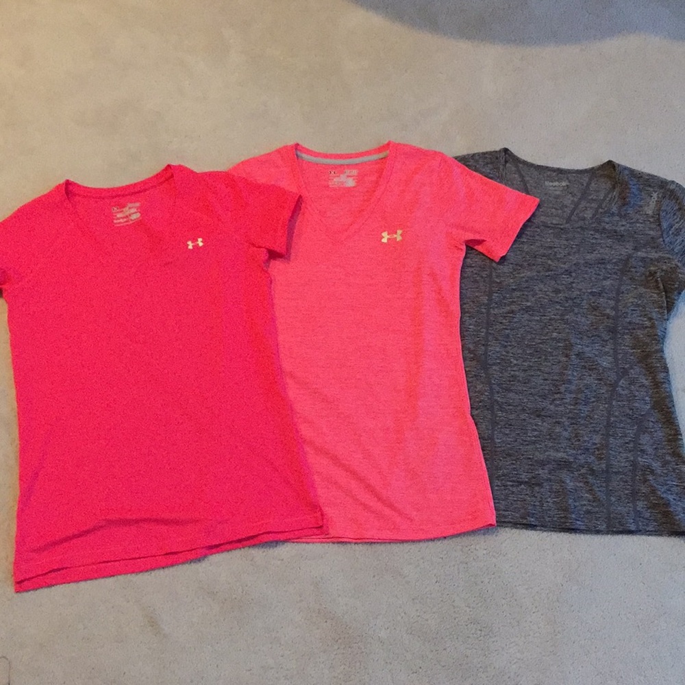 Under Armour and Reebok Short Sleeves T- shirts